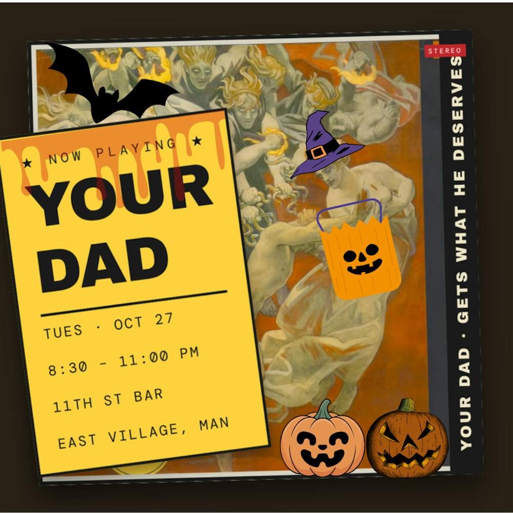 YOUR DAD GETS SPOOKY poster
